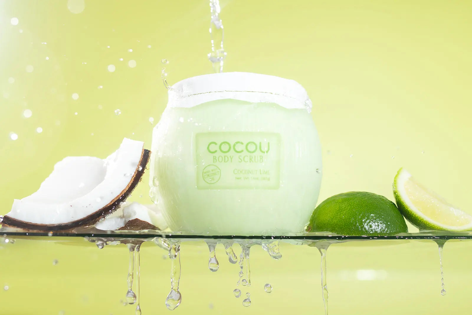 Coconut Lime Body Scrub 14oz COCOU
