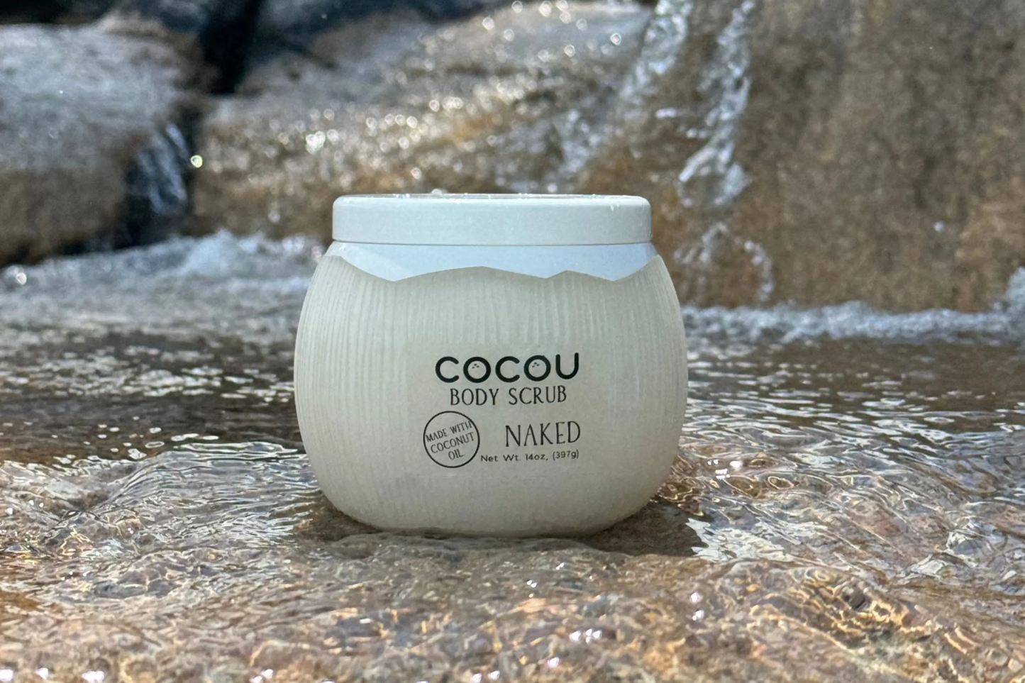 Naked Body Scrub 14oz COCOU